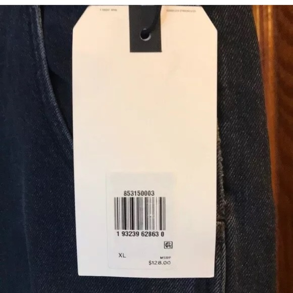 NWT Levi’s Vintage Denim Overalls In Black Market - Picture 12 of 13